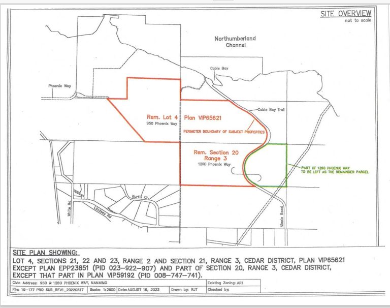 West Parcels, Nanaimo Forest Products, August 16, 2022